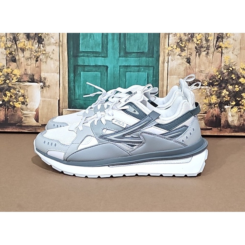 Fila Sandenal Gray White Sneakers Shoes Size‎ 10
